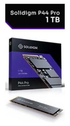 Solidigm P44 Pro 1TB M.2 2280 PCIe 4.0 NVMe Gen4 Gaming TLC Internal Solid  State Drive (SSD) SSDPFKKW010X7X1